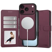 Tech-protect Wallet MagSafe ovitek iPhone 17 Pro Max / 18 Pro Max, bordo
