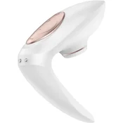 Satisfyer Pro 4 Couples Vibrator silikonski, Beli
