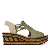 Rieker Sandali 68175-52 Zelena
