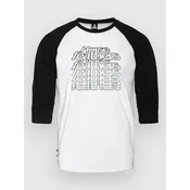 Majice Horsefeathers Rollin Raglan T-Shirt White/ Black XXL