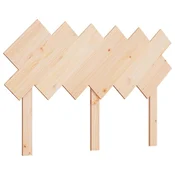 Vidaxl Posteljno vzglavje 132x3x81 cm trdna borovina