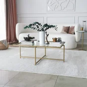 Hanah Home Klub sto Sun S410 94x35x64cm Zlatni