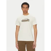 Timberland Majica TB0A6DJY Bela Regular Fit