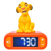 Budilka s nočno 3D svetlobo Simba