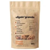Granola –? pečeni kosmiči in oreščki v velikih hrustljavih skupkih, ročno pripravljeni v majhnih serijah za največjo svežino