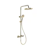 BATH DELUXE 31-120-08-64-00 - Tuš set s termostatsko pipo DRAGOR sijajni medenina