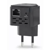 WNP-RP300-03-BKGembird WiFi ripiter/ruter 300Mbps, 2x3dBi, RF pwr