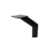 BB Noga za pohištvo Loft, črna mat, višina 12 cm, za zofe in kotne sedežne garniture