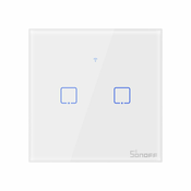 SMART SWITCH WIFI + RF 433 SONOFF T1 EU TX (2-CHANNEL)