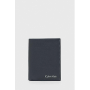 Kožni novcanik Calvin Klein za muškarce, boja: siva