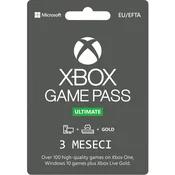 Xbox Game Pass Ultimate za 3 mesece za Xbox One & Xbox Series & PC