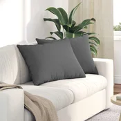 Jastucici za sofu 2 pcs Tamno siva 70 x 50 cm tkanina