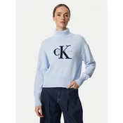Calvin Klein Jeans Golf LV047H329G Svetlo modra Regular Fit