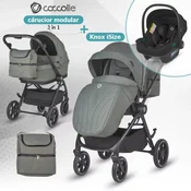 Otroški voziček 3 v 1 Coccolle Serry Moss zelena