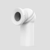 58 107 01 0000: WC univerzalni priključek SANIT 90° fi: 110, beli