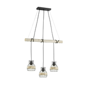 Fischer & Honsel 60798 - Luster na sajli STRAW 3xE27/40W/230V
