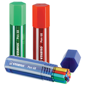Stabilo STABILO fiber pen pen 68, velika škatla za peresa 20, različne barve, (21655494)