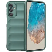 GS Igralni ovitek za Samsung Galaxy M35, odporen proti udarcem, zelen