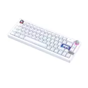 Fantech Mehanicka gaming tastatura MK920 RGB Maxfit 6, Bežicna, Braon switch, Bela