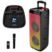 Bluetooth Zvucnik Intex T2807 BT/ FM/Aux/USB/SD/1xBežicni mikrofon/Daljinski/30W