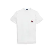 Polo Ralph Lauren Majica  mornarska / temno rumena / rdeča / bela