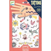 Djeco Tattoo naljepnice - Šarene životinje