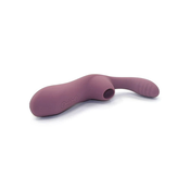 Nikcorp Diskretni vibrator za klitoris i G-točku s 10 načina vibracije i 7 razina usisavanja, vodootporan, mekani silikon, ružičasti