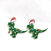 Dardanar Božični uhani Kreativni akrilni uhani (dinozavri), (21086123)