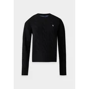 Polo Ralph Lauren Pulover črna/bela