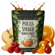 shumee Črni čaj POEZIJA OKUSOV 50 g PomaraNČA Z JABOLKOM IN CIMETOVIMI MALINAMI