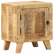 vidaXL vidaXL nočna omarica 40x32x46 cm masivni les grobo mango, (21828793)