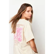 Trendyol Milla Ženska majica TWOSS23TS00269, Bež