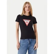 Guess Jeans Majica W4YI04 J1314 Črna Slim Fit