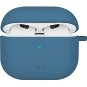 Ovitek UNIQ ovitek Nexo za AirPods 4 + silikonski ušesni kavelj pacific modra (UNIQ-AIRPODS(2024)-NEXOPBLU)