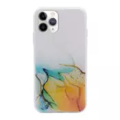 Maska Water Spark za iPhone 12 Pro Max transparent zlatno-plava