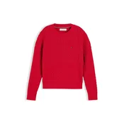TOMMY HILFIGER Pulover rdeča
