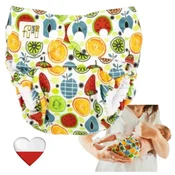 shumee Plenice za večkratno uporabo MINI ŽEP BAMBUS FRUIT MIX plenice NappiMe