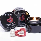Gardj Europe Sveča s feromoni z vonjem rdečih jagod, 20 ml, TENTACIÓN PLAY SEX