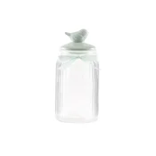Madame Coco Staklena tegla sa poklopcem Bird, 1300 ml, Providna