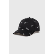 Kapa s šiltom Karl Lagerfeld črna barva, 542123.805620