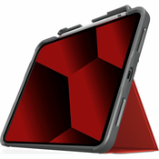 STM Case STM Dux Plus Apple iPad 10.9 2022 (10. generacija) MIL-STD-810G Punjač za olovke (crveni)