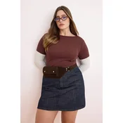 Trendyol Curve Ženska bluza Tbbss26Af00052, Šarena