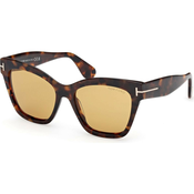 Tom Ford Naocare za sunce Elvira 0FT1217 52E55, Braon