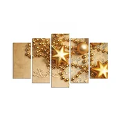 Wallxpert 5PMDFNOEL 7 Dekorativne slike, 5 slika