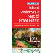 Nicholson Inland Waterways Map of Great Britain
