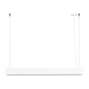 SOLLUX lighting Pravokotna bela viseča svetilka SPARK 1xG13 8,5W SL.1394 Sollux Lighting