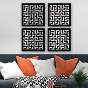Wallity Set ogledala SYH1097260709, Crni