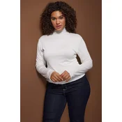 Trendyol Curve Ženska bluza Tbbaw26Af00113, Krem