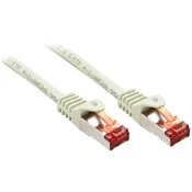 LINDY LINDY 47347 RJ45 omrežni kabel\, Patch kabel CAT 6 S/FTP 7.50 m siva 1 kos, (20419694)