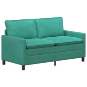 Vidaxl Kavč Turkizna 156 x 81 x 87,5 cm Žamet